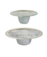 WIRE MESH Sink 2 STRAINER SET Bathroom Tub Shower Sink Stainless PEERLES... - €15,47 EUR