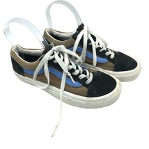 Vans 36 Vintage Sport Unisex Classic Skate Shoes Black Brown Blue Womens 7 - £18.87 GBP