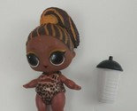 LOL Surprise Doll Underwraps Fierch Beach Cheetah Babe Big Sister With Cup - $14.84
