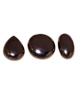 107.6CT 3 pcs Natural Gunmetal Gemstone Mix Shape Loose Stone for Jewelr... - $30.07 CAD