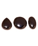 107.6CT 3 pcs Natural Gunmetal Gemstone Mix Shape Loose Stone for Jewelr... - £17.27 GBP