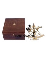 NauticalMart 12&#39;&#39; Admiral&#39;s Brass Sextant with Rosewood Box  - €183,57 EUR