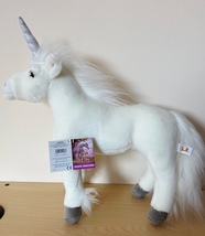 Unicorn 16&quot; plushie gift wrapped or not with an engraved tag or not - $40.00+