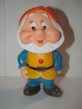 Walt Disney - 7 Dwarfs - Squeaky Toy - Happy (5&quot; Figure) - £11.76 GBP