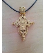 Russian Style Orthodox Christian Reliquary Pectoral Cross Good Detail Re... - $308.20 MXN