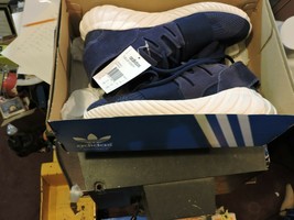Adidas Tubular Doom Pk Casual Sneakers Size 8.5 Blue - £40.56 GBP