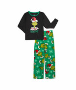 Dr. Seuss Kids Merry Grinchmas Grinch 2 Piece PJ Set - Size Large (10/12) - $377.73 MXN