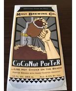 CoCoNut PorTer Maui Brewing beer sticker Hawaii Craft Beer Mancave Aloha - $3.49