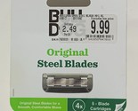 4 Bulldog Original Steel Blade Cartridge Refills - NIB - Free Shipping  - £7.95 GBP
