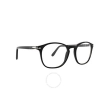 Persol PO3007V 95 Eyeglasses Black Frame Demo Lens 52mm - £79.02 GBP
