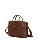  Men Briefcase Leather Made Fashion Shoulder Bag Crossbody Bags  - $177.03 CAD