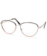 NEW VANNI Mod V6208 C42 Brown Pink EYEGLASSES GLASSES 55-15-140 B44 Italy - $151.89