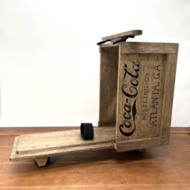 Coca-Cola Bottling Co Atlanta GA Small Wood Box Derby Cart Collectible D... - $25.00