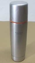 STARBUCKS 2006 16 oz STAINLESS STEEL POUR THROUGH THERMOS BOTTLE RUBBER ... - £36.05 GBP