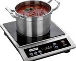 Induction Cooktop, Commercial Grade Portable Cooker, Large 8 Heating Coi... - $222.99