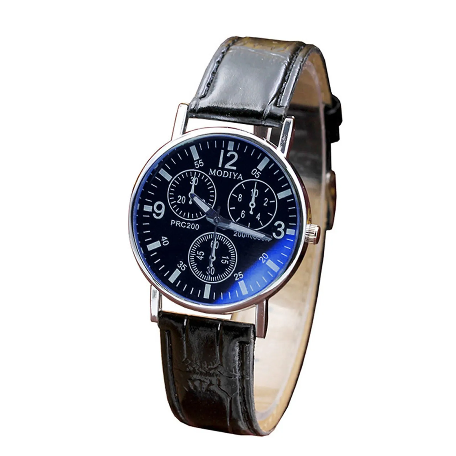 watch for men Six Pin Men&#39;s Watch Blue Gl Belt Watch reloj hombre  mascu... - £90.71 GBP