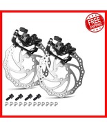 High-Performance MTB Cable Disc Brake Calipers with Stainless Steel Roto... - $717.02 MXN