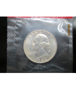 1964-D Washington Quarter Silver from Mint Set in Original Mint Cello - $10.49
