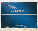 2012 Kia Rio Owners Manual Handbook OEM L02B14006 - $14.84