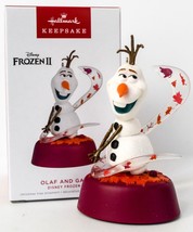 Hallmark Olaf and Gale Disney Frozen II Magic Sound Keepsake Ornament 2022 - £22.94 GBP
