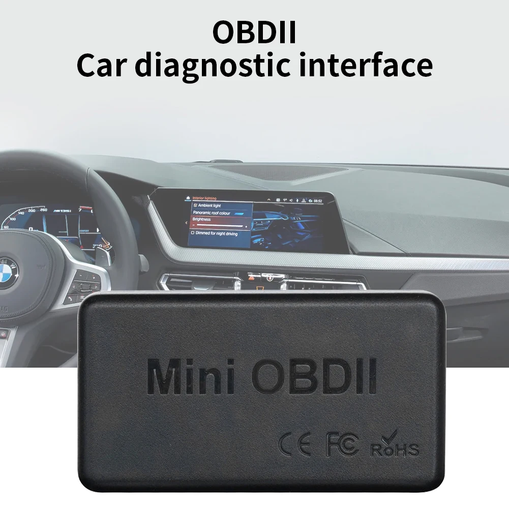 ELM327 V1.5 Bluetooth Car Diagnostic Scanner for IOS/Android - OBD2 Check Engi - £16.34 GBP