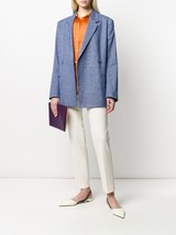THEORY Damen Hose Straight Fit Core Wool Tailor Elfenbein Größe US 0 J1005202 - £101.36 GBP
