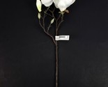 IKEA SMYCKA Artificial Flower Magnolia White 23&quot;  - £7.05 GBP