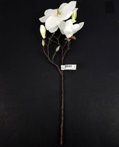 IKEA SMYCKA Artificial Flower Magnolia White 23&quot;  - £7.15 GBP