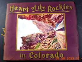 Heart Of The Rockies Colorado Souvenir Photos Book Denver And Rio Grande Rail - £24.83 GBP