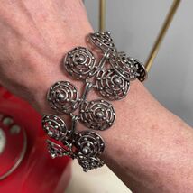 1970s Vintage Spiral Silver Bracelet Bangle Unisex Bangle Gift - $640.72
