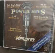 POWER HITS 1 - KARAOKE CD + G - MEMOREX - BRAND NEW SEALED - $9.95