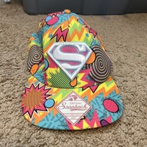 Official Superman Baseball Cap Hat DC Comics Design Snapback Embroidered - £7.86 GBP