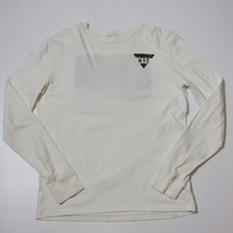 Aéropostale Young Men&#39;s NYC Cream Long Sleeve Regular Fit Top Shirt size S - £3.95 GBP