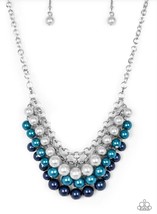 Run for the Heels Blue/Black Paparazzi Necklace - $5.00