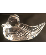 Waterford Crystal Duck Figurine Signed Paperweight Made Ireland - £22.01 GBP