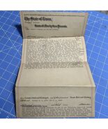 Antique Warranty Deed Lufkin Texas 1919 Signed Judge E.B. Robb Clerk RC ... - $281.79 MXN