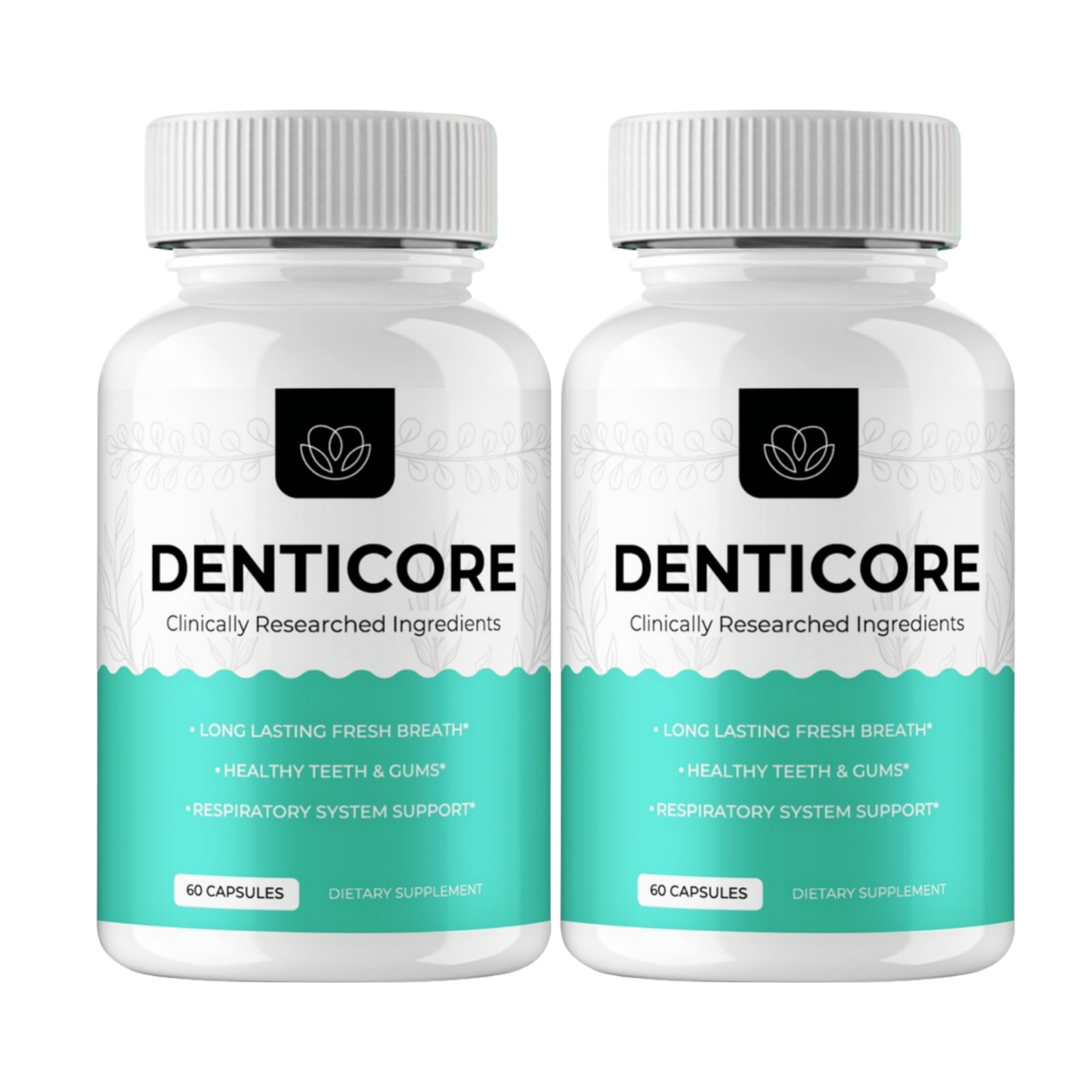 2 Pack Denticore Dental Health Supplement - Oral Health Support - 120 Capsules