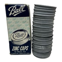 Vintage Ball Zinc Regular Mouth Canning Lids Box of 12 - £31.52 GBP
