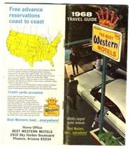 1968 Best Western Motels Travel Guide United States - $11.88