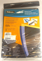 Futura Presentation Binding System Covers, Opaque Black, 25 Covers (FEL5... - $7.00