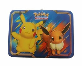 Pokemon Trading Card Game Tin Lunch Box and Bulk Card lot of 248 Pokémon... - $45.53
