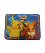 Pokemon Trading Card Game Tin Lunch Box and Bulk Card lot of 248 Pokémon... - $45.53