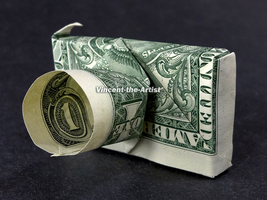 CAMERA Money Origami Art Dollar Bill Photographer Sculptors Bank Note Di... - £15.80 GBP