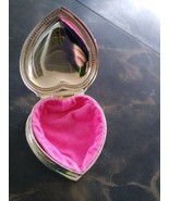 Vintage Heart-shaped trinket / keepsake box Silverstone  - £10.21 GBP