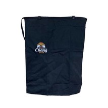 Chang Beer Thailand Bar Long Waist Waiter Bartender Apron Black READ - £10.67 GBP