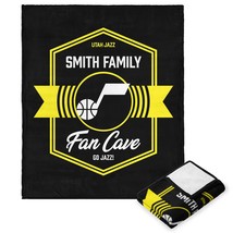 NBA Utah Jazz Dominion Personalized Silk Touch Throw Blanket 50X60 Inches  - £44.76 GBP