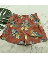 Tommy Bahama Mens Vintage Swim Trunks Size XL Pink Tropical Girl Print F... - $33.83 CAD