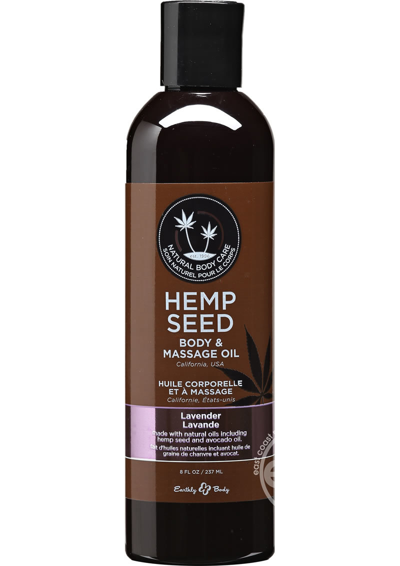 Earthly Body Hemp Seed Massage And Body Oil Lavender 8oz - $22.57
