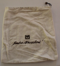 Sandro Moscoloni Cotton Dust Bag 10&quot; x 11&quot; - £9.02 GBP