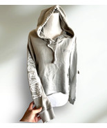 Victoria’s Secret Pink cinched cropped hooded pullover GRAY XS - $17.51 CAD